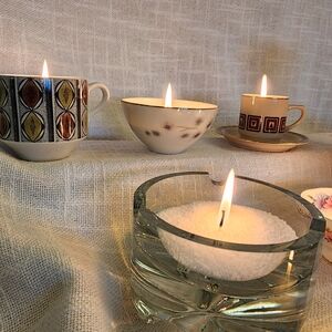 Candle Sand  10 Ounce Package. Granulated Unscented Palm Oil. Includes Wicks.